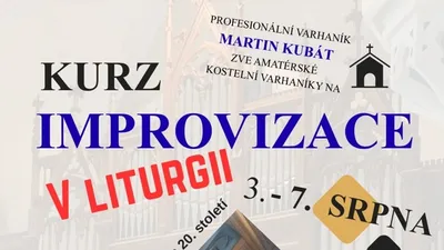 Pozvánka od Martina Kubáta na kurzy pro amatérské varháníky 